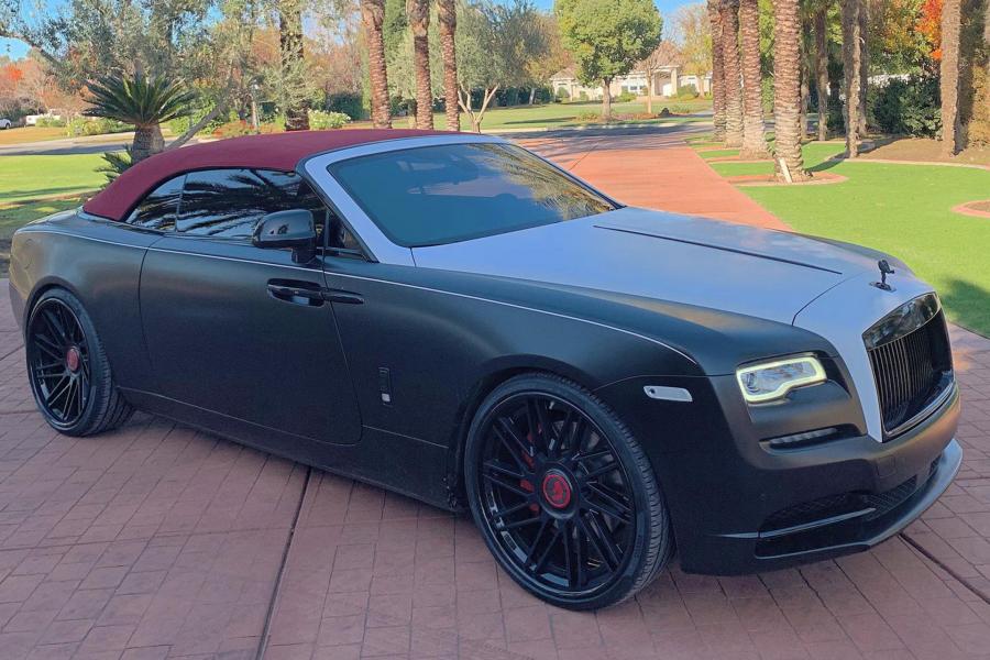 Rolls-Royce Dawn Matte Black on Forgiato Wheels (TEC 3.6) '2018